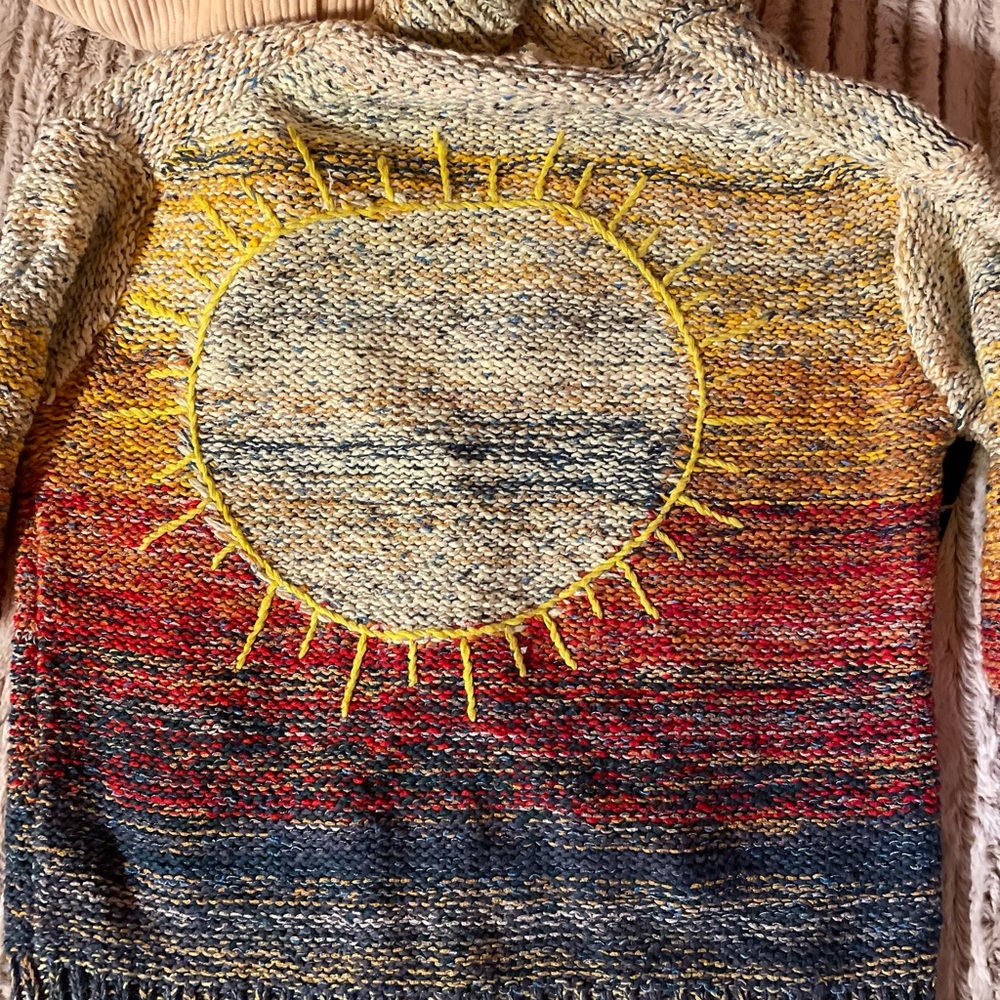 Anthropologie Pilcro Sunset Sweater Cardigan - Picture 4 of 6